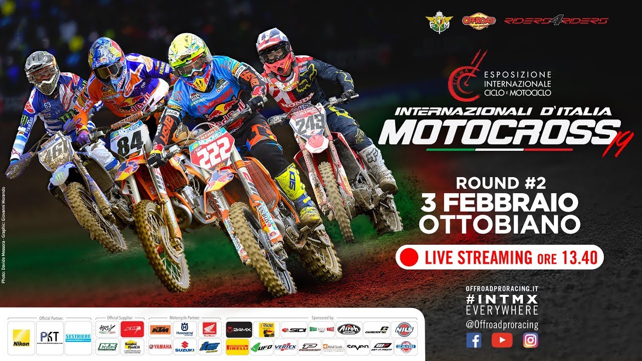 Livestream Internazionali D’Italia Motocross Ottobiano